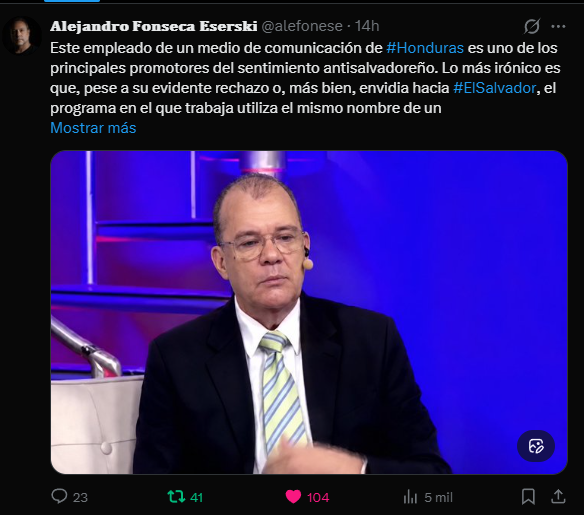 Tesla2022sv's tweet photo. @FrenteaFrenteHN https://t.co/AyJ2iauWQc