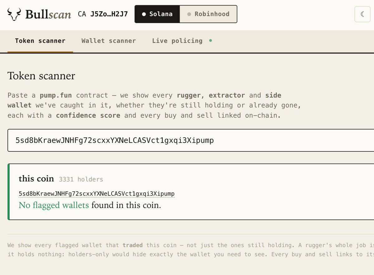 vales_dev's tweet photo. @bullscanfun @Kuro_Rymz solana:5sd8bKraewJNHFg72scxxYXNeLCASVct1gxqi3Xipump  still a clean scan on day 2

nfa - dyor - ape responsibly

thanks @kaish3n for building @bullscanfun https://t.co/TS4galcmKe