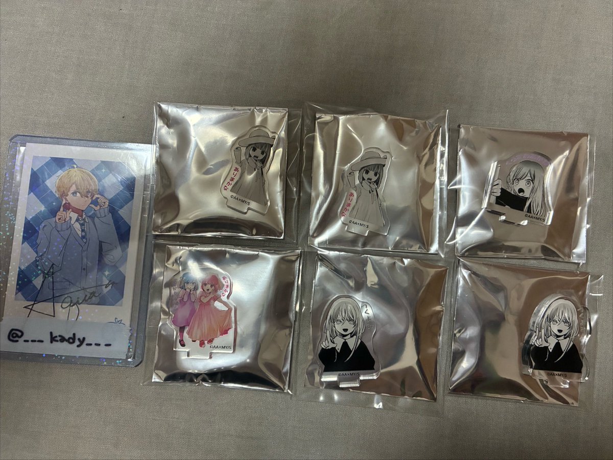 ___kady___'s tweet photo. 【交換】推しの子　推しの子展　星のキセキ
アクリルminiフィギュア

譲：かな、あかね、つくよみ(画像1)

求：アクア、アクルビ、定価+(送料)(画像2)

・纏めての方、交換優先。
・池袋にて手渡し優先、郵送も可能。
 ・お気軽にリプ、DMよりお声かけください https://t.co/aiLEqH0ZWa