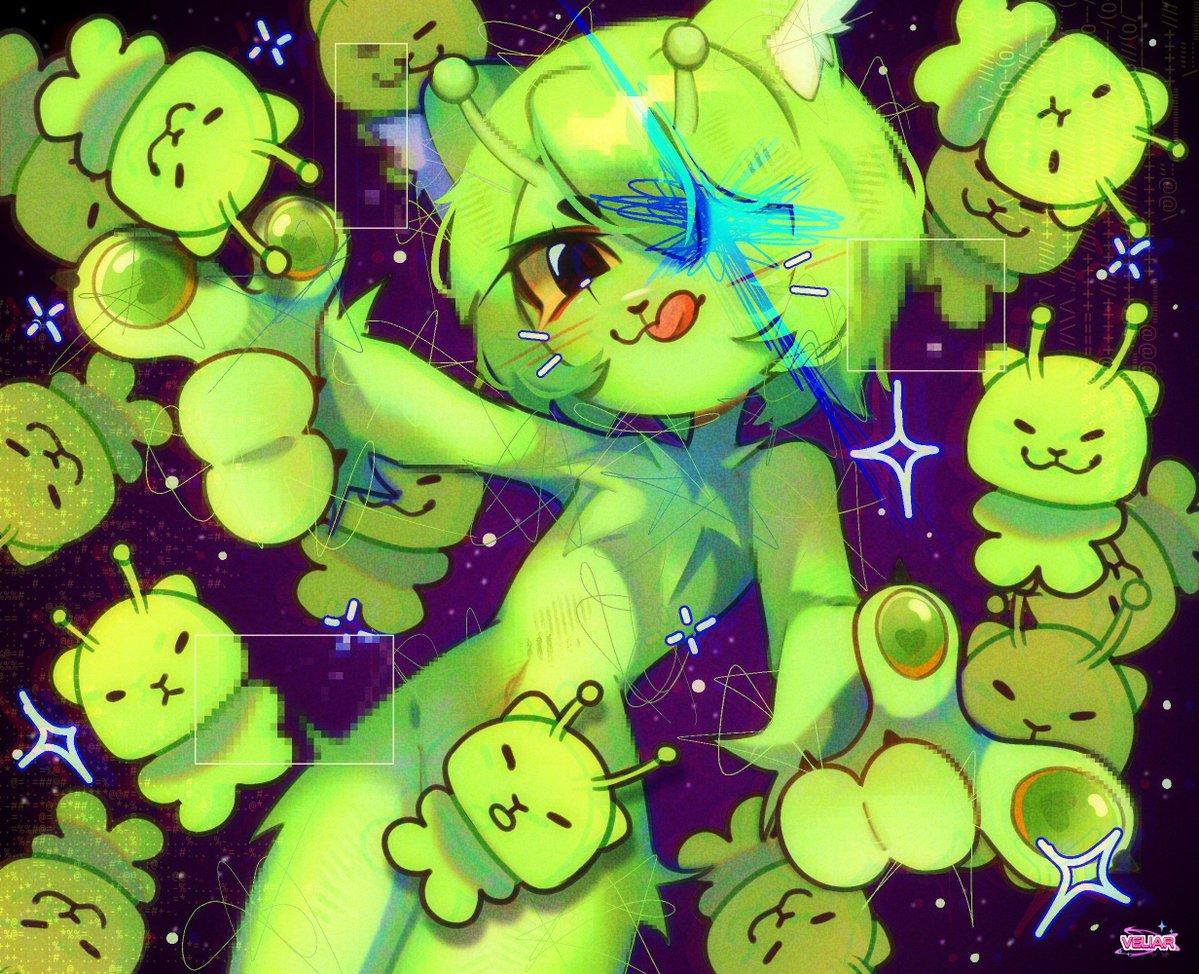 VELIARpng's tweet photo. 🐱👽

#art #furry #didgitalartist https://t.co/8ngRyVII2G