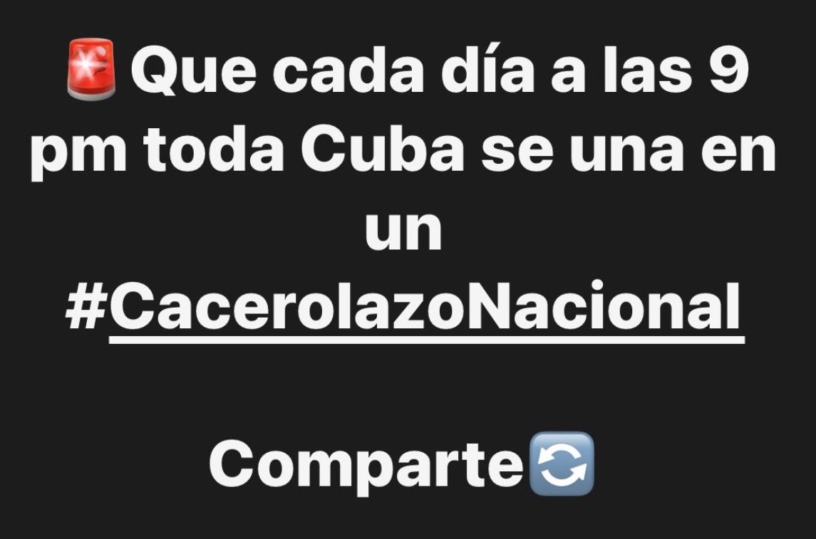 BellaLula20's tweet photo. 🇨🇺  #CacerolazoNacional #CubaPaLaCalle https://t.co/kpQImXCocn