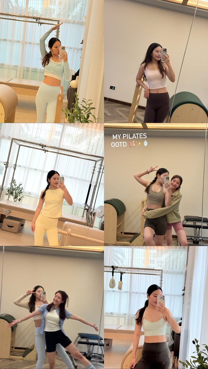 thunniefavs's tweet photo. My Pilates #ootd ชุดไม่ซ้ำจำร้านได้แม่น!!เพราะซื้ออยู่ร้านเดียว กดมันมากกกกก หนทางสู่การเป็นเจ้าหญิงวงการพิลาทิสจริงๆ 🩰✨🫶🏻🪞 

เราซื้อร้านนี้บ่อยมาก https://t.co/WAxTLOHE5v
ราคาหลักร้อยคุณภาพโอเค ซื้อดี กา���เกงไม่ยิ้ม แต่ถ้าเกงสีอ่อนอาจจะไม่ค่อยแนะนำเท่าไหร่ https://t.co/NBdEAOhKnL