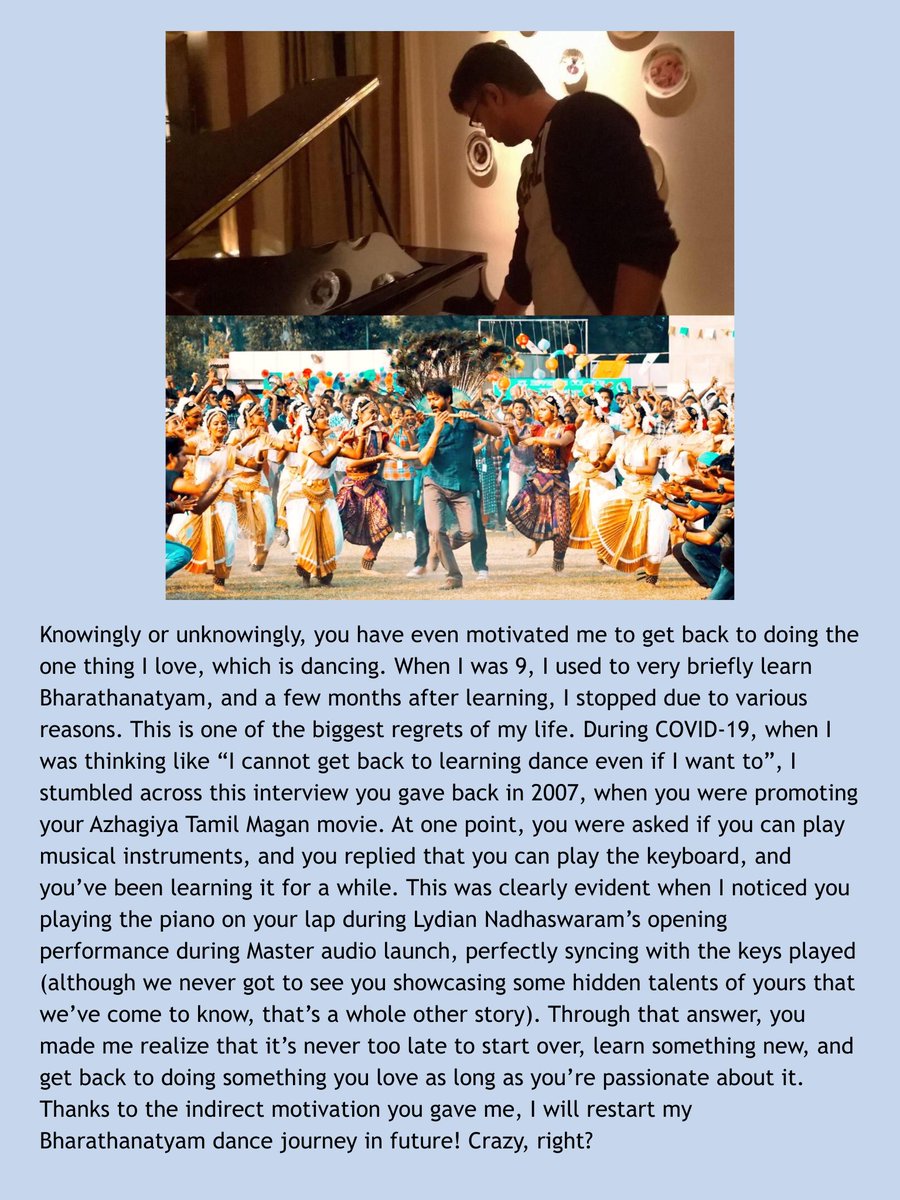 whereubujji's tweet photo. A final letter to our brother, our thalapathy @actorvijay ❤️
(1/2) https://t.co/yrO9ZeNuRS