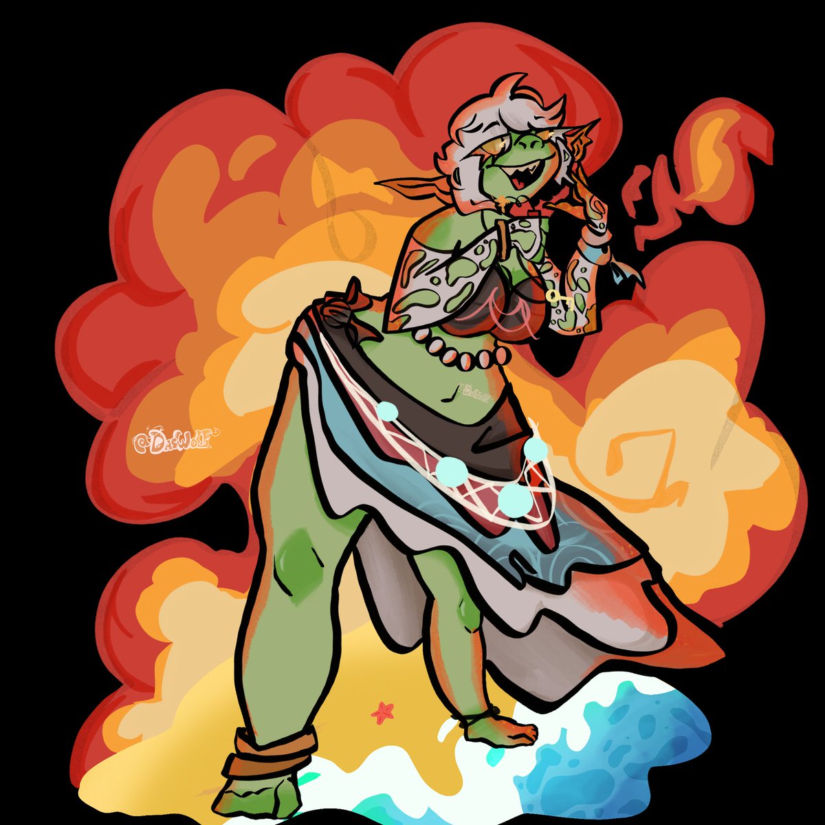 DasWolf13's tweet photo. Some Artfight attacks this year so far. I haven't been as active as I'd like, but also actively moving to a new place and starting to work full-time might make you busier for some reason... either way, go #teamcomedy https://t.co/sfupjOW0cA