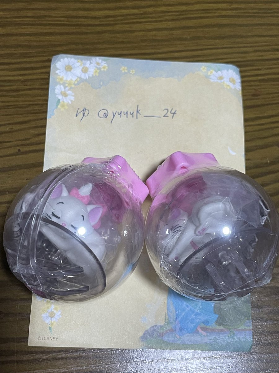 yuuuk___24's tweet photo. ディズニーキャラクター Capsule Bottle Charmカプセルボトルチャーム ガチャガチャ 交換

【譲】マリー×2
【求】ドナルド、スティッチ

郵送もしくは大阪での手渡し希望です。
よろしくお願いします。 https://t.co/YhxLrMUK2f
