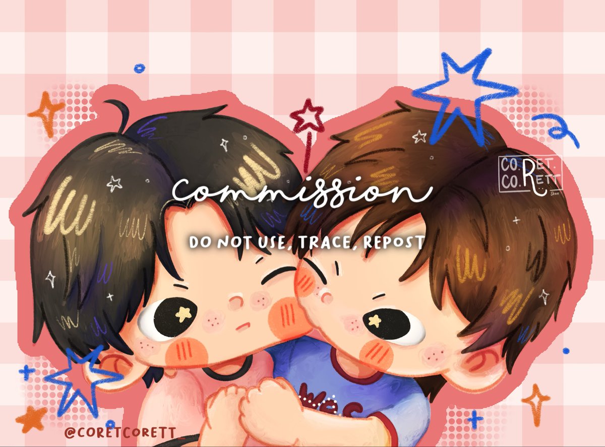 coretcorett_'s tweet photo. Commission Result Stylized Chibi 💖✨

thank you for trusting me to do the commission🤗🌷

#commission #chibi #opencommission #artistsonx #digitalart https://t.co/mPYoX6frFC