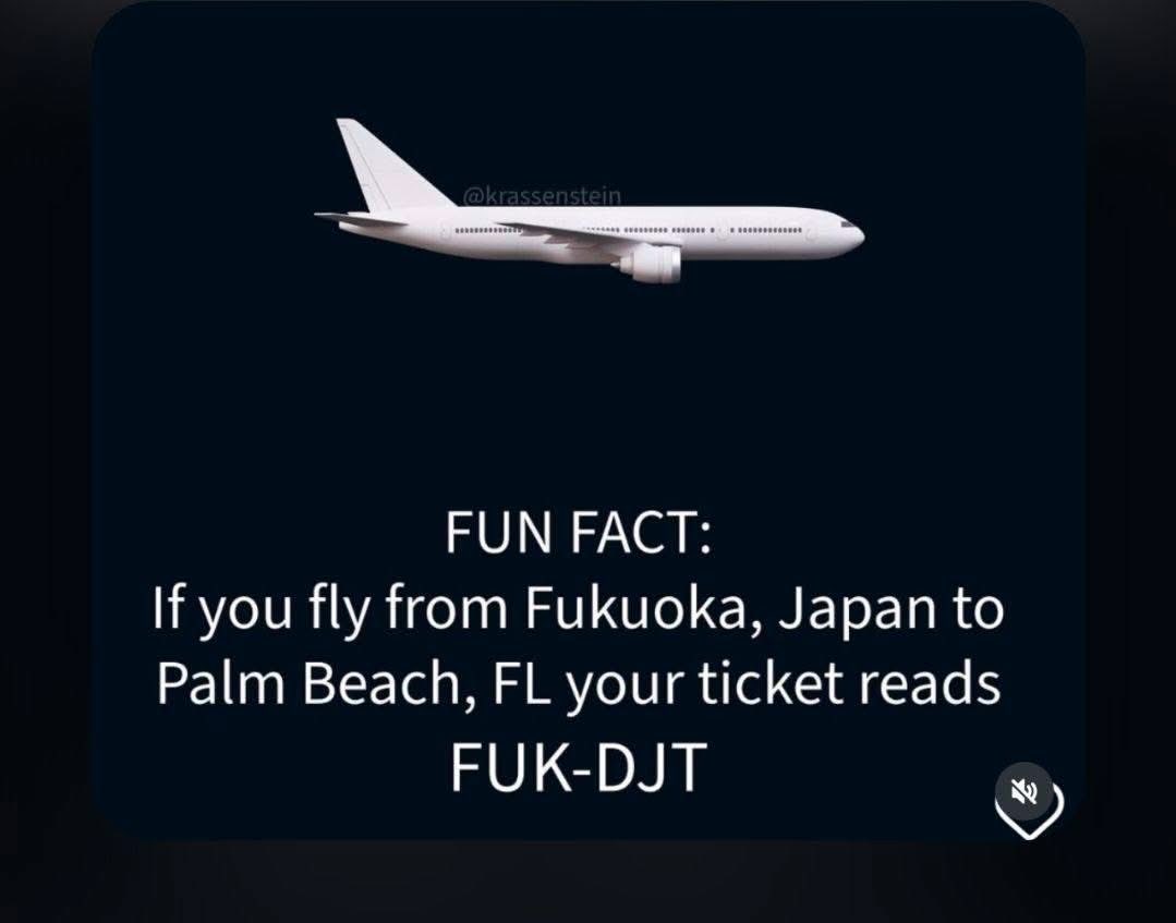 beachaholic823's tweet photo. #funfacts #trump #goodsaturday #goodtrouble #truthbetold #bluewave #iykyk #justsayn #whoknew #gottaloveit https://t.co/E1VFibzOe0