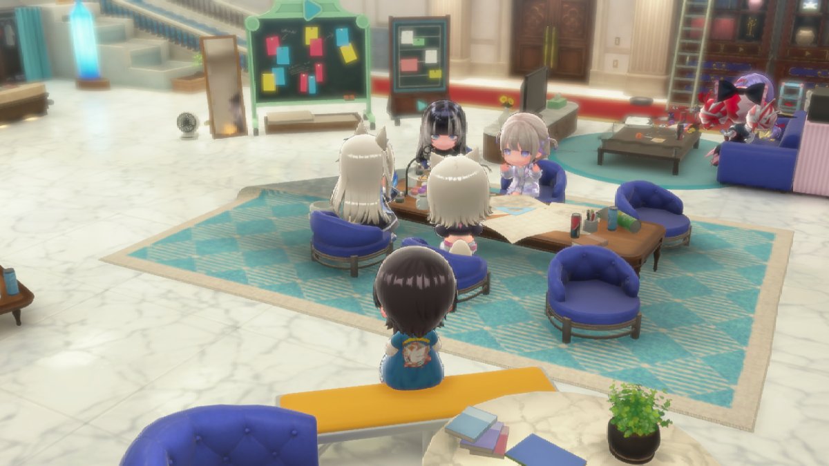 AU390_'s tweet photo. これが、孫を見る気持ち、か……おばあちゃん、テーブルの上に立たないでもろてwドレッサーの鏡に映るとか、本当に芸が細かいなぁ
#ホロドリ https://t.co/fARP8stiXV