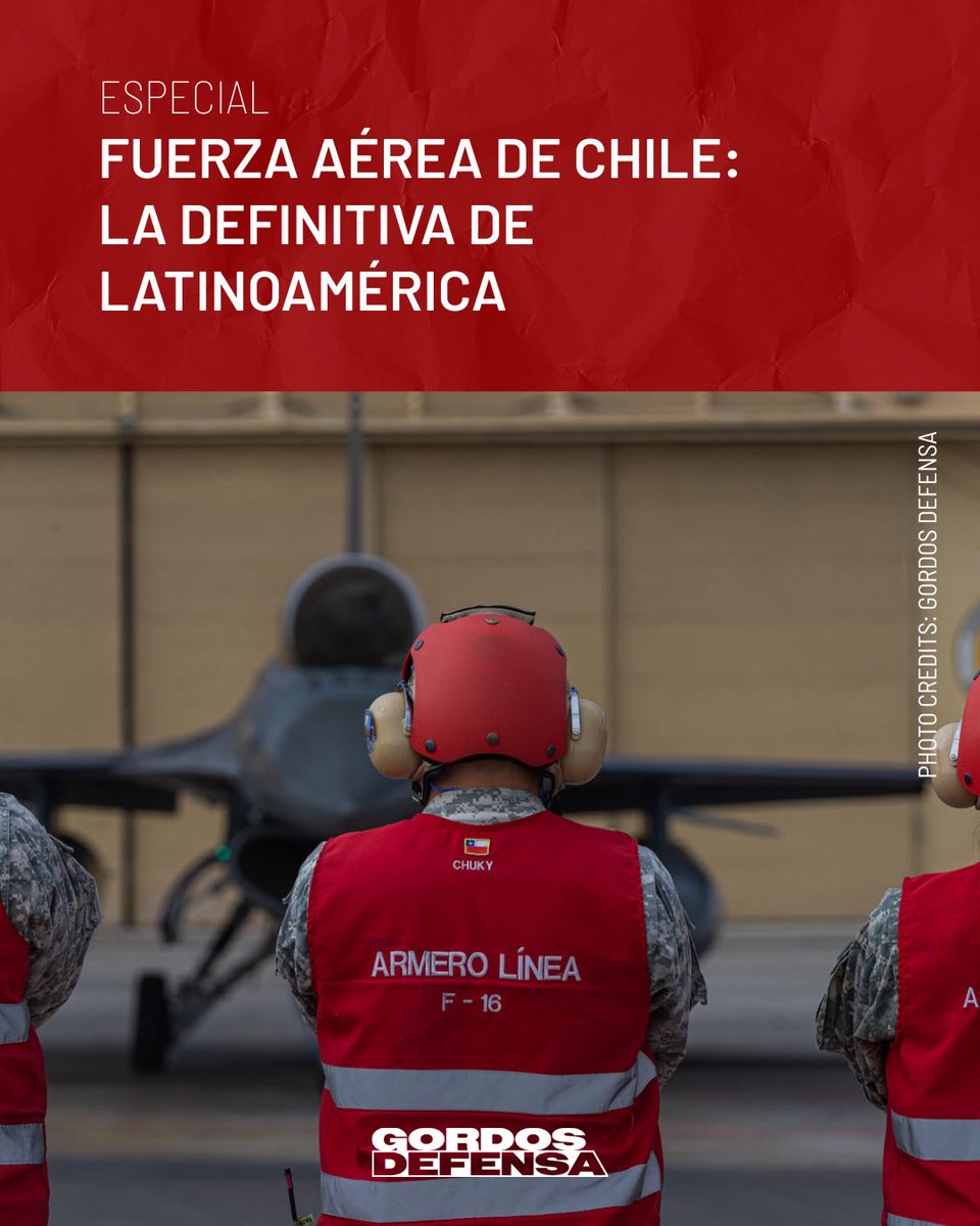 gordosdefensa's tweet photo. 🇨🇱 | La Fuerza Aérea de Chile cerró Salitre 2026 con sus F-16, el E-3D Sentry y reabastecimiento propio en vuelo.

Caza en plena modernización, alerta temprana única en Sudamérica y autonomía logística bajo un mismo mando. Su orden de batalla completo, pieza por pieza, en https://t.co/COss8hkXjx