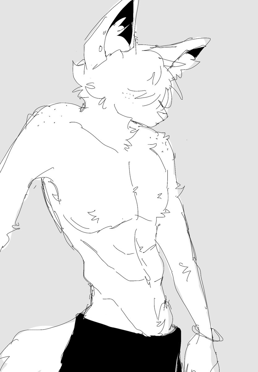 kgnirst's tweet photo. 獣人のからだ描くの好きだなー https://t.co/ISW8dZNy8P