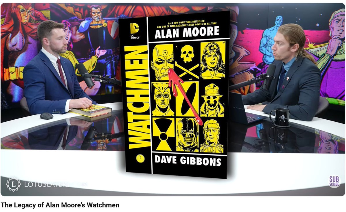 gmpcomic's tweet photo. The Lotus Eaters podcasters released a video (there's a link in the Comments) about the effect that Alan Moore's Watchmen has had on the field of superhero adventure comics.
While it is an ambitious landmark work of graphic fiction (we've even named an aspect of our superhero world after it), it has left the superhero genre in a perpetual state of moral and ethical chaos: good guys aren't really good, bad guys aren't really bad, and every adventure story is just a mask for sex, pathology, and sociopolitical power plays.
GALAXY MEMORIAL PARK is our story of imagination, adventure, and human drama, designed to help reconstruct what decades of abuse has done to the superhero genre.
Visit our crowdfunding page on @fundmycomic (that link is the Comments too) and discover for yourself what we're doing!

GALAXY MEMORIAL PARK by artist Levi Skeen @LeviSkeen and writer J.D. Gunter @GunterJDAuthor.

For updates on our crowdfunded graphic novel series GALAXY MEMORIAL PARK please follow us here at @gmpcomic #rememberyourheroes #fundmycomic #ironage #comicsgate #rippaverse #indiecomics #comics #comicart #theodyssey #veterans #comic #art #Drawing #illustration #ink #superhero #comiccollector #comiconomiccollector #comicon and on https://t.co/XRQP1ddYsg.
GALAXY MEMORIAL PARK Volume Two is now crowdfunding on @fundmycomic (link is in the comments)!
And be sure to SIGN UP FOR OUR FREE NEWSLETTER for free GMP flash fiction stories (link is also in the comments)!