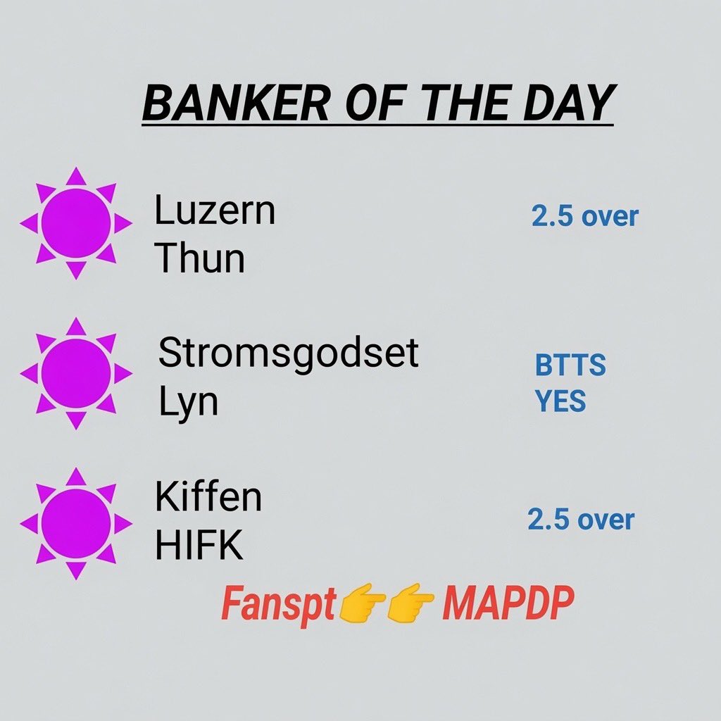 Palmer_Bets's tweet photo. GOODLUCK 🔥🔥 Banker Of The Day💚✅❇️💫 https://t.co/EUbWRhT8M3