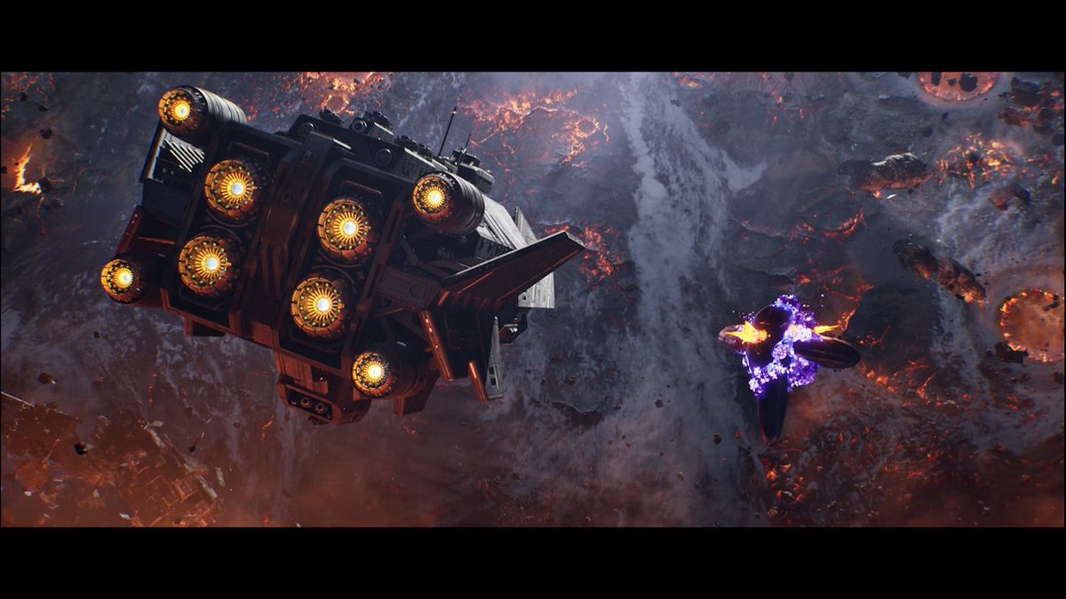 Mr_Rebs_'s tweet photo. UNSC Burden of Proof (Halberd-class light destroyer) in Halo Campaign Evolved. #Halo https://t.co/BqUA6Sb1RI