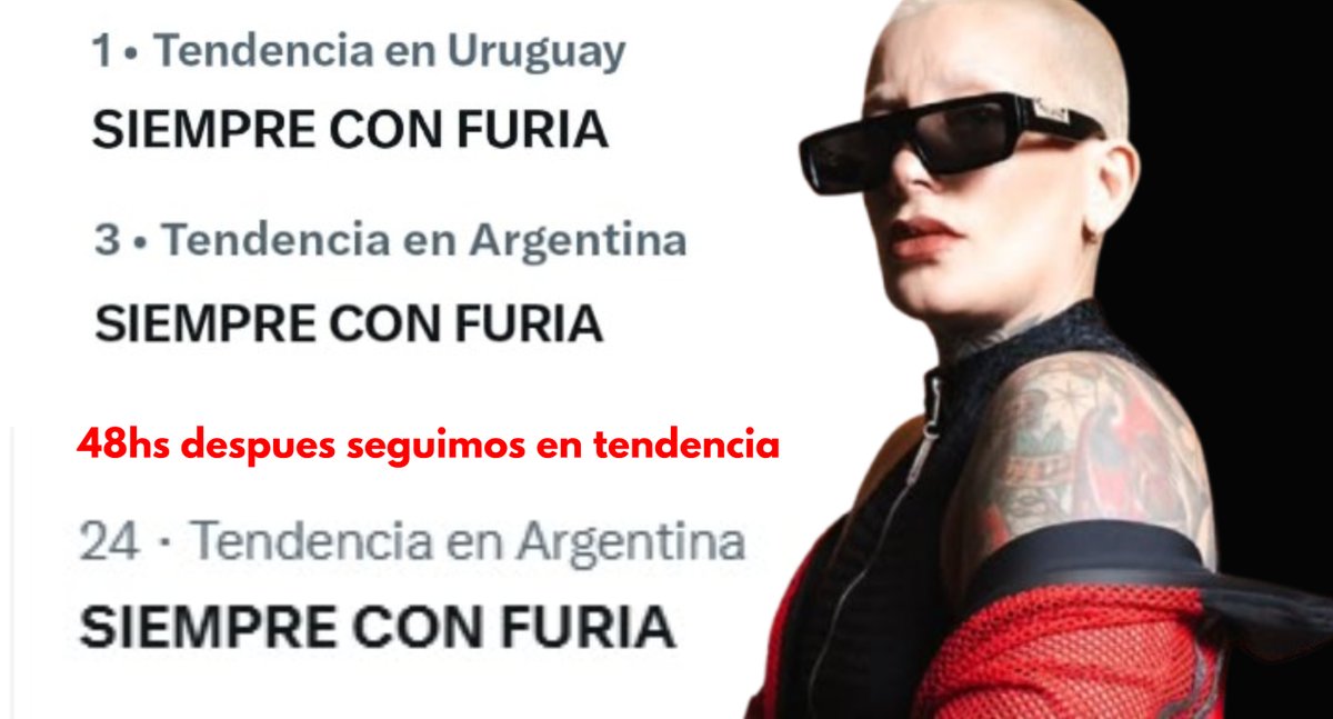vamosfuria's tweet photo. Empezamos la tt hace 48hs  y seguimos en tendencia😱❤️!  Furia tiene aguante
SIEMPRE CON FURIA https://t.co/ORFN4juziT