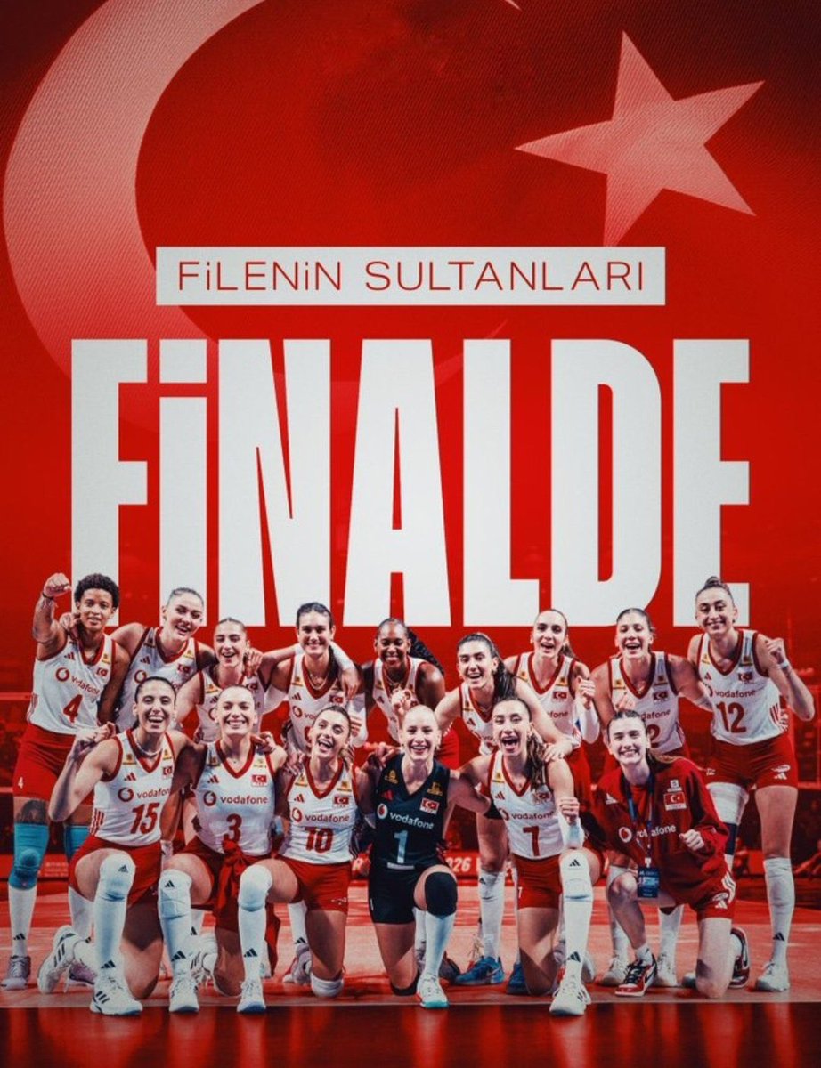 ecakmakdhmi's tweet photo. Finaldeyiz 🇹🇷🏐

FIVB Voleybol Milletler Ligi yarı finalinde Çin’i 3-0 mağlup ederek finale yükselen A Millî Kadın Voleybol Takımımızı yürekten tebrik ediyorum.

Final mücadelesinde başarılar diliyor, kupayı ülkemize getireceklerine gönülden inanıyorum.

#FileninSultanları 🇹🇷 https://t.co/isDfEgsIIM