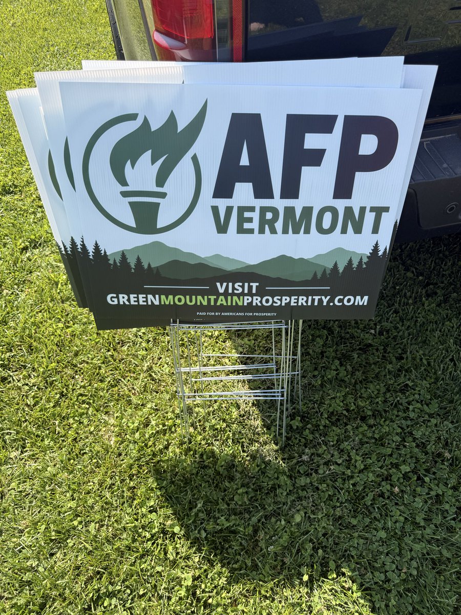 ConnollyRoss's tweet photo. Getting ready to kickoff our @AFPhq America 250 cornhole tournament &amp; reenactment in Waterbury, Vermont. 

Stop by for food, Freedom, and even a maple syrup fountain https://t.co/adblqJffyH