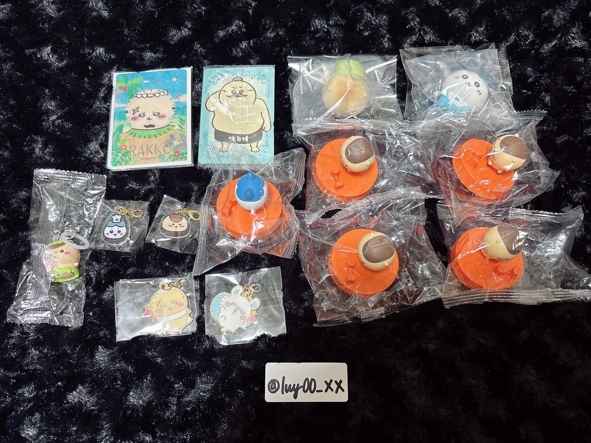Iny00__XX's tweet photo. 交換 ちいかわ 映画 入場特典 CoCo壱 ちいかわbaby ちいかわパーク

【譲】
☆ハチワレ ☆モモンガ くりまんじゅう ラッコ 島二郎

【求】
同異種シーサー、ちいかわ、うさぎ
☆はちいかわ、うさぎとの交換優先

JR神���/三ノ宮駅周辺手渡し
郵送はクリックポスト可能な方
よろしくお願いします https://t.co/oMi1fEFVat