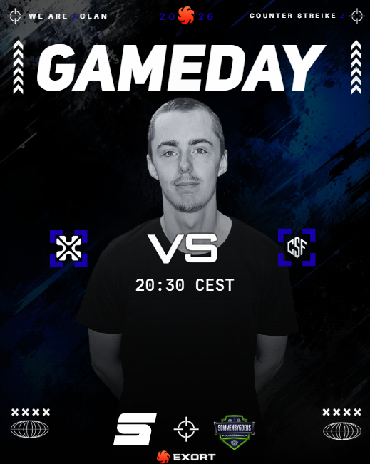 xclanup's tweet photo. Matchday in Exort Series 30 🔥
⚔️ XCLAN vs CSF
🕝 20:30 CEST
🎮BO3
#CounterStrike #CS2 #ExortSeries https://t.co/gfg5op06V1
