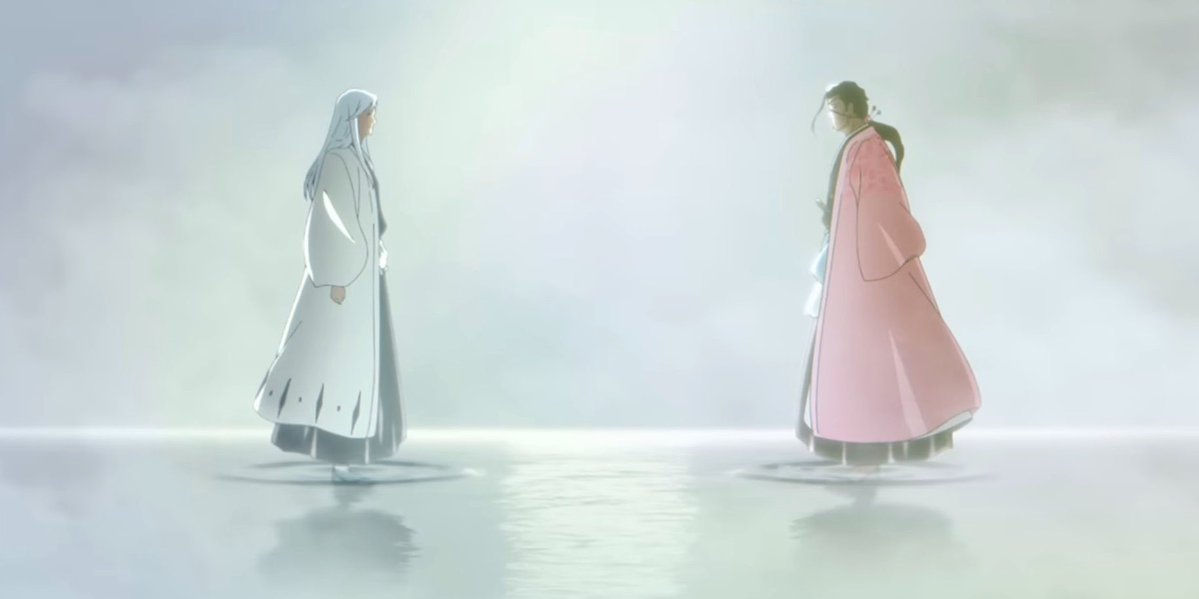 0ciha's tweet photo. #BLEACH 

Im gonna cry kyoraku-taicho…. https://t.co/GwEHA3qAqm