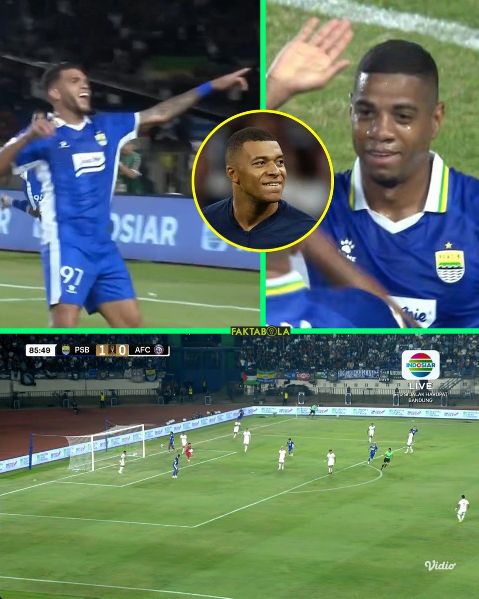 FaktaSepakbola's tweet photo. FT | #PialaPresidenElite2026
Persib Bandung 1-0 Arema

⚽ Uilliam 24'

Persib Bandung unggul tipis atas Arema lewat gol tunggal Uilliam Barros! https://t.co/FvbzVg7WBC
