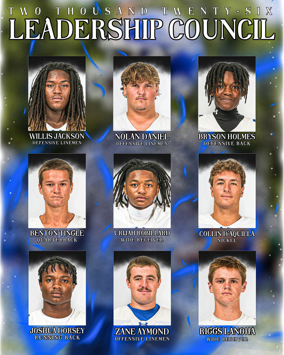 WFHS_FB's tweet photo. 𝟐𝟎𝟐𝟔 𝐋𝐞𝐚𝐝𝐞𝐫𝐬𝐡𝐢𝐩 𝐂𝐨𝐮𝐧𝐜𝐢𝐥 ⚜️

Willis Jackson
Nolan Daniel 
Bryson Holmes
Benton Tingle
Urijah Robillard
Collin D’Aquilla 
Joshua Dorsey 
Zane Aymond 
Riggs Lanoha 

𝐎𝐩𝐞𝐫𝐚𝐭𝐢𝐨𝐧𝐚𝐥 𝐄𝐱𝐜𝐞𝐥𝐥𝐞𝐧𝐜𝐞 https://t.co/wTyzQa5mdn
