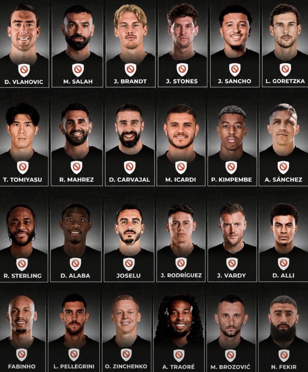 DoksanPLUSS's tweet photo. Serbest transfer oyuncusu listesi. https://t.co/3r1P9IJHSU