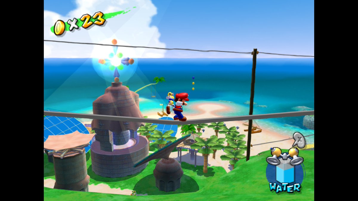 kaiser9321's tweet photo. I had an idea in Super Mario Sunshine...

only took 3 tries! https://t.co/9TLPwMYswP