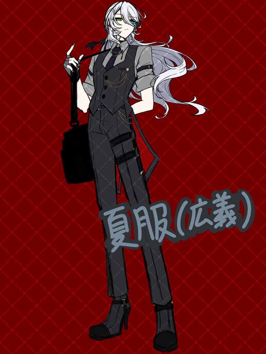 5qi3D6's tweet photo. 進捗その３０９
夏服分からなさ過ぎてほぼ初期衣装に戻ったHO1らふ

コイツ最初に描いたの３年前らしいです
時が経つのは速いですね https://t.co/wFcuCvkSLF