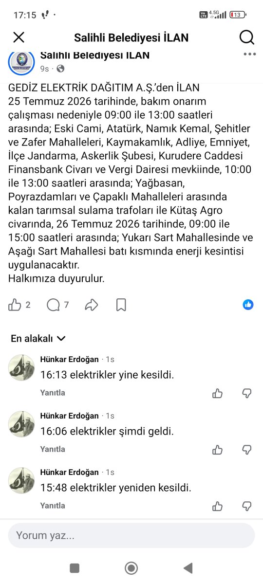 krezus79's tweet photo. Gediz Elektrik Dağıtım A.Ş. duyurduğu planlı kesintiyi vaktinde sonlandırmadı, saat 14:06' da aradım, müşteri hizmetleri görevlisi, mağduriyetimden doğan tazmin haklarımı nasıl arayacağımı sorduğumda "elektronik eşyalarınızın bozulduğundan mı şüphe ediyorsunuz?" 
@gdzelektrik
 + https://t.co/PEo6qj7pmu