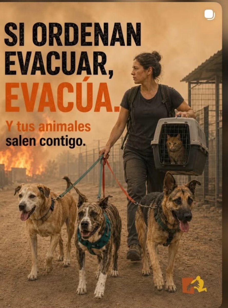 areagossosbdn's tweet photo. 🚨🚨 RESCATE ANIMAL 🚨🚨
Los bomberos de Salamanca han rescatado una reala de perros de caza, en una vivienda de #Ávila rodeada por la llamas,
Quedaron encerrados a su suerte.
Los animales fueron tranquilizados y la zona fue refrescada hasta que pasó el peligro
#laverdaddelacaza https://t.co/r7TfKclKGL