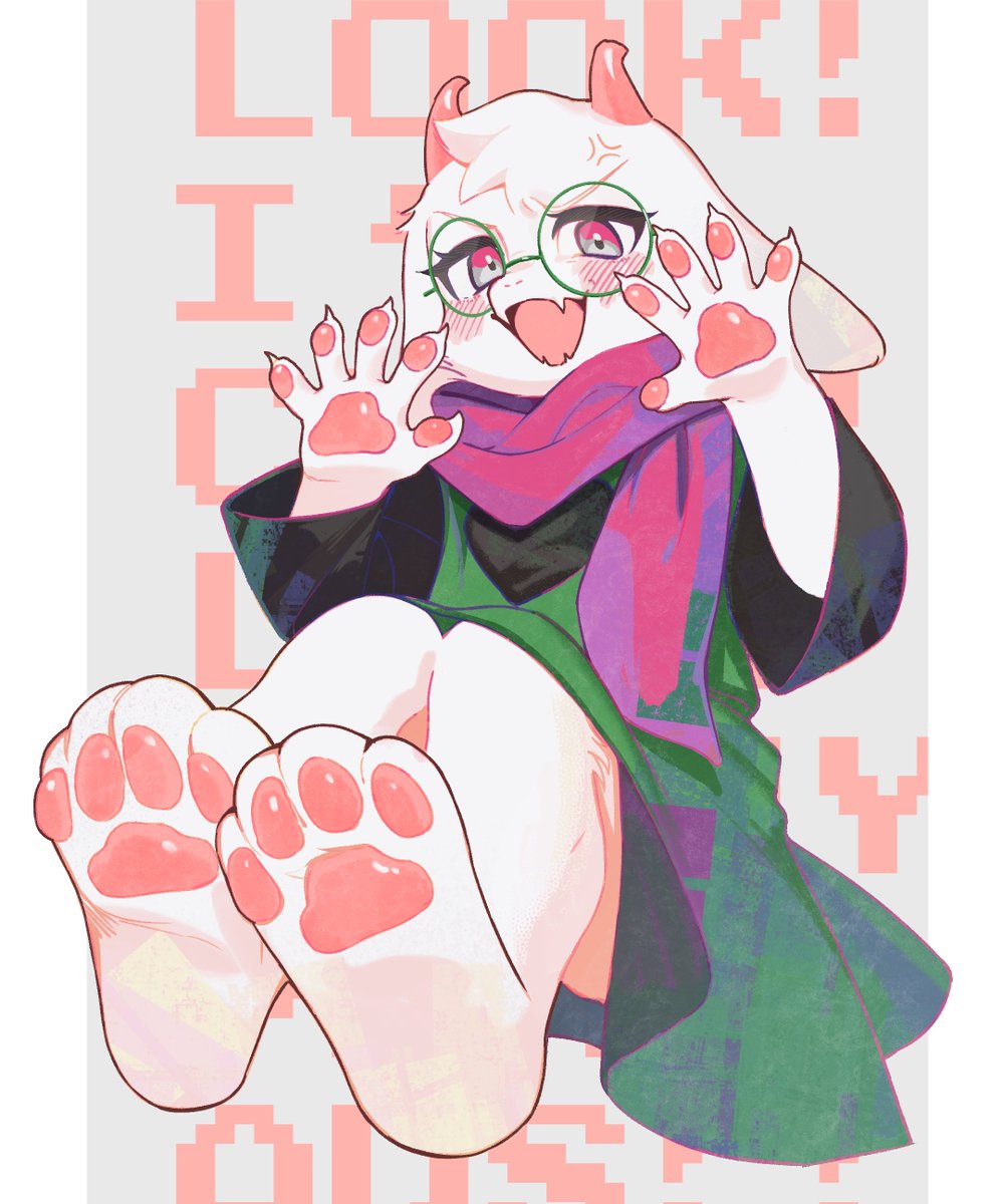 Fumoyun's tweet photo. #deltarune
ボクはかわいいんです！この肉球見てください！ https://t.co/xMhmmaX6D3