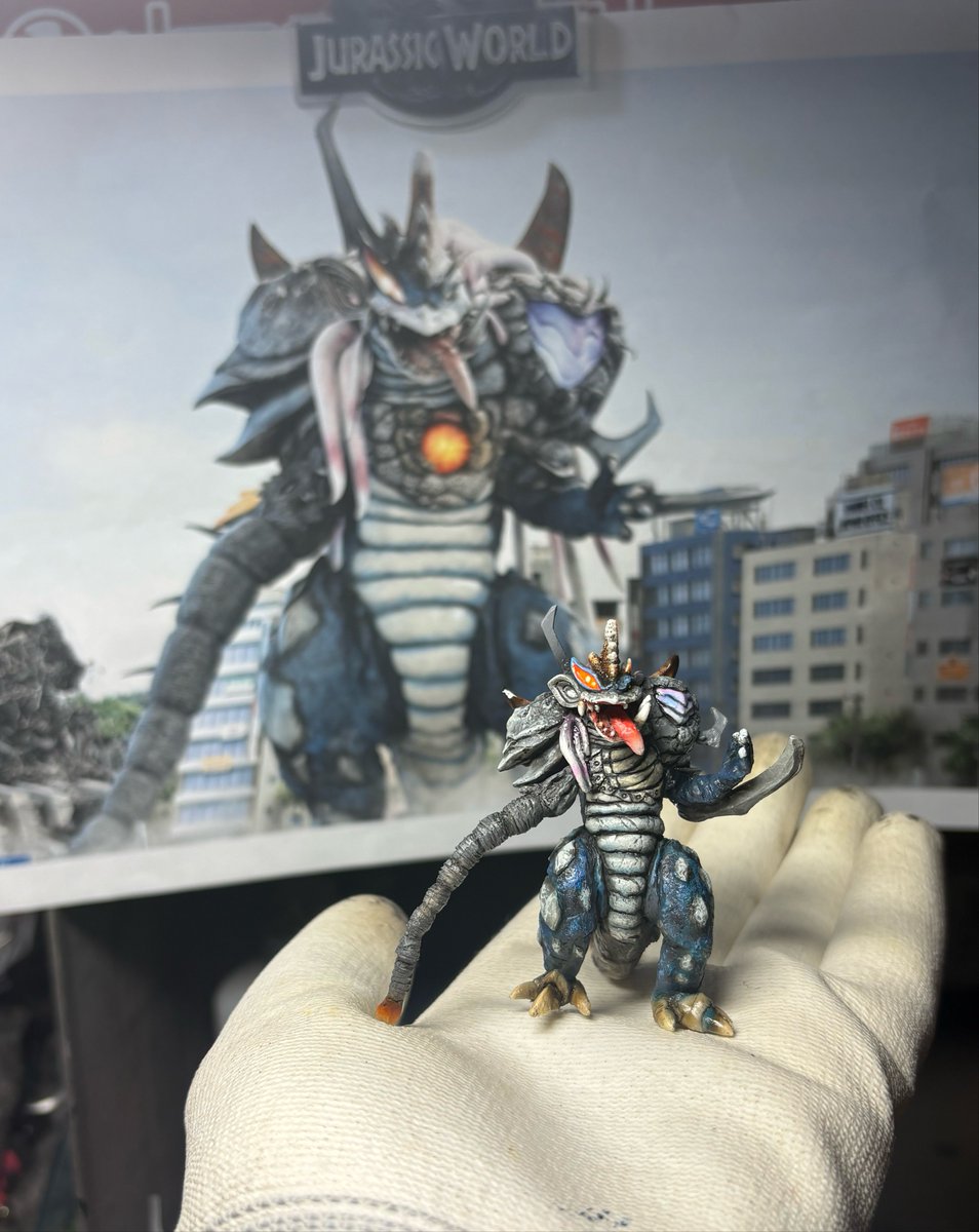 sarutajira's tweet photo. ガレキ動さんより販売となる、
「ウルトラマンオメガ怪獣小景 〜殲滅細胞怪獣ゾメラ〜」
を塗らせて頂きました✨

全高7cmほどながら、ラスボスに相応しい雰囲気になるよう、細かい所までこだわって彩色しました。

どうぞ宜しくお願いします！

#WF2026ｓ #ウルトラマン https://t.co/A2cU8cZmtl