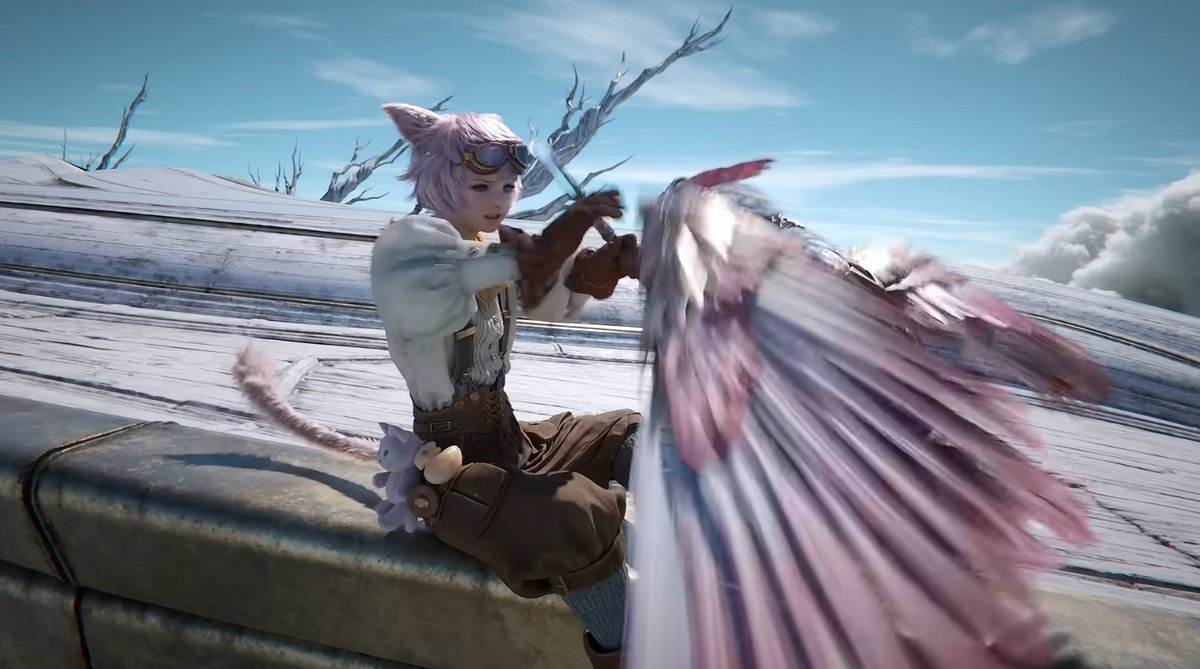 umadori0726's tweet photo. 【FF14】白銀の新DPSレンジ、鳥を使役するジョブ説が浮上。白銀トレーラーのミコッテやとあるSEからヒカセンたちが予想 
https://t.co/iguiagGYxA : #FF14 https://t.co/kGarUIzNiz