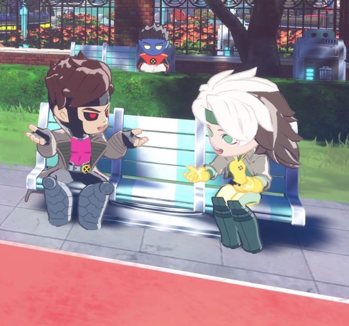 sapphicrogue's tweet photo. why kurt look like he’s plotting in the background https://t.co/13YxsDjo4U