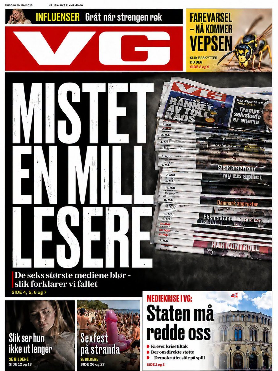 t_pedersen's tweet photo. @Silje_Schevig Dette er vel det selve symbolet på at journalister blir innhentet av løgnene. Hvor lenge kan du lyve? Når alt er en prompt eller søk unna? Pressen holder på å utspille sin rolle https://t.co/4LjCTrJ9ar