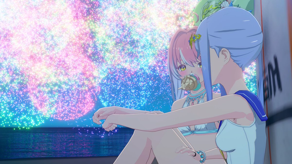 kochisuika's tweet photo. 花火よりアイスと太ももなアイちゃん https://t.co/lipbUSJycW