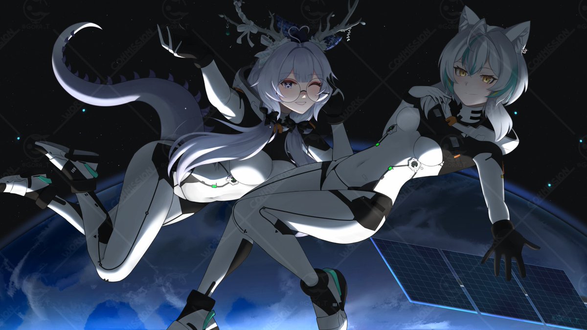Gora_T's tweet photo. Commission for @WolfiVR  !  
I did this piece some weeks ago, finally uploading it hehe
Thank you so much for your trust Wolfi! https://t.co/3JknHuUed0