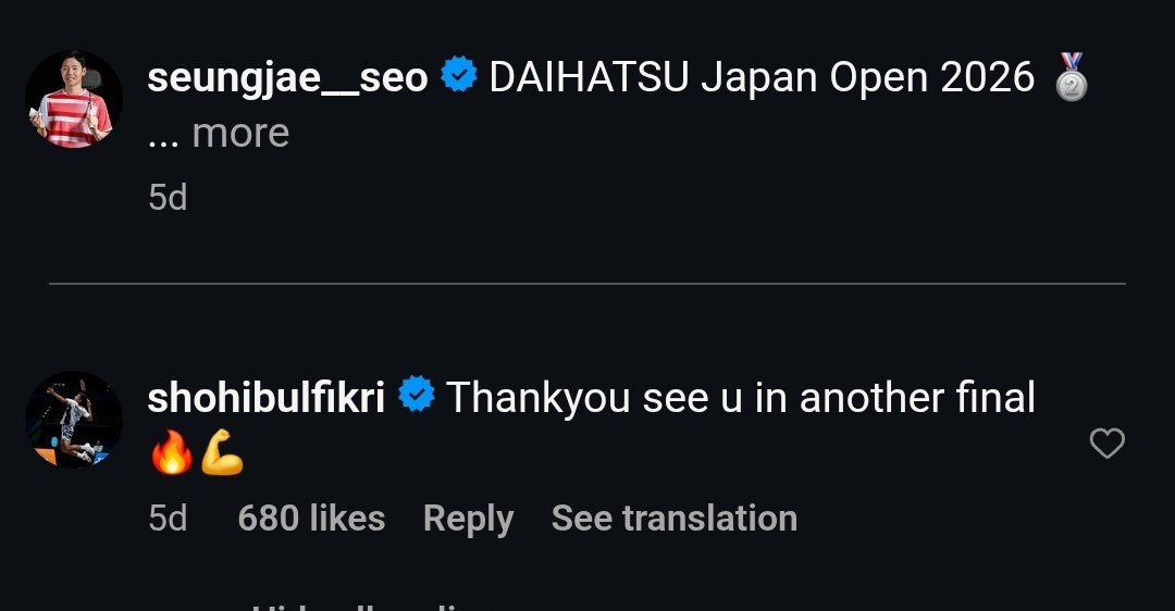 cuteleemark's tweet photo. fikri wasn't joking when he said "see u in another final"

Final MD China Open 2026
KimSeo vs FaFi 

LET'S GAAUUURRRRR https://t.co/WQSp6h4eD4
