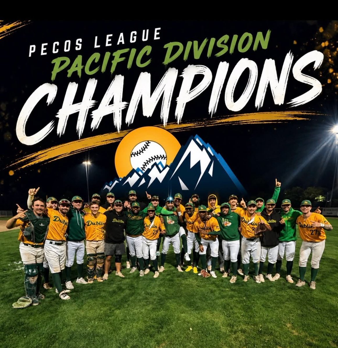 RFWill149's tweet photo. So proud of the Leprechauns and what they've done! Absolutely love this team and group of guys! Kick some ass and do damage in the Playoffs! #DublinLeprechauns #PecosLeague https://t.co/9nKBHzP1JS
