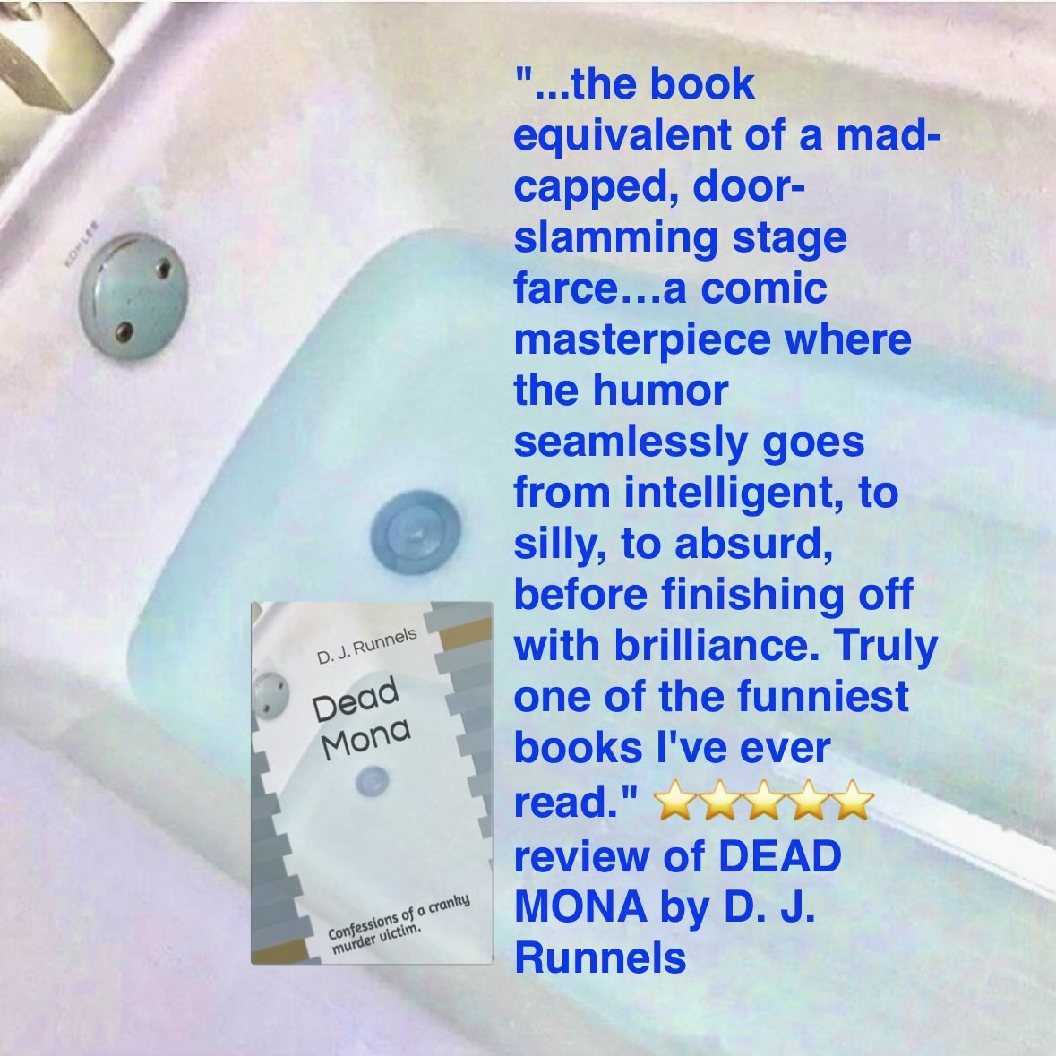 d_j_runnels's tweet photo. Absurdist afterlife.
Comedic satire.
Laugh, 
  gasp, 
      cry.

https://t.co/6mDMcJV9am https://t.co/ToUM3GINk3