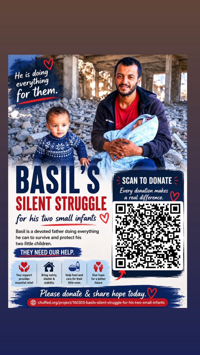 basel19988's tweet photo. I would appreciate your help and participation 🎁🇵🇸
Every post brings us hope 😊🔃
To help my family 👇
https://t.co/QEBFTj6PDh https://t.co/w9nrnFrgt7