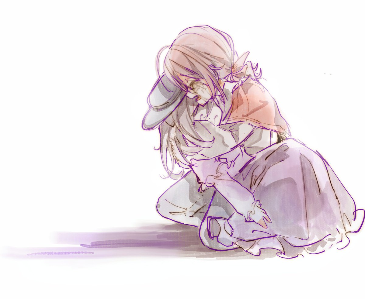 Nnwgudo's tweet photo. 一边听いかないで一边想哥妹的时候画的
#IdentityV #第五人格 #画家です https://t.co/wfxKTcQ5hh