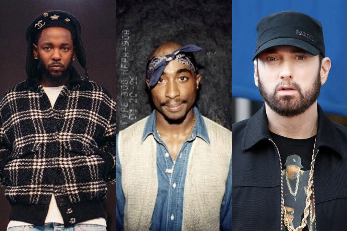 HipHopReplayHQ's tweet photo. Kendrick Lamar officially joins Tupac and Eminem in one of Hip-Hop’s rarest clubs 💎🔥

With 'DAMN' now Diamond eligible alongside 'good kid, m.A.A.d city' Kendrick becomes the third rapper in HISTORY with multiple Diamond albums 🤯

💎 Kendrick Lamar — (good kid, m.A.A.d
city & DAMN)

💎 Tupac — (All Eyez on Me & Greatest Hits)

💎 Eminem — (The Marshall Mathers LP, The Eminem Show, & Curtain Call: The Hits)