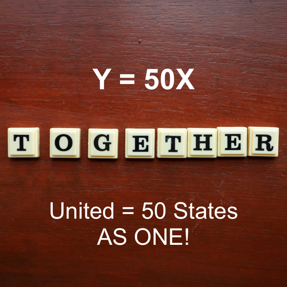 nanamaryp's tweet photo. Today I prayed about Y. In algebra, this letter represents the answer you’re looking for. It depends on the value of X. In America, each state brings a unique God-given gift to our Union (the X-factor). May we learn to depend on God. He is our Answer. #usa #asone #prayer https://t.co/30LVCbDvri