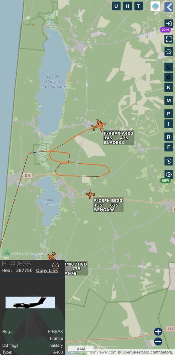 Th__Cuq's tweet photo. Le premier largage opérationnel de l’A400M vient d’être réalisé.#BLADE38 https://t.co/jwQnv4NJ7D