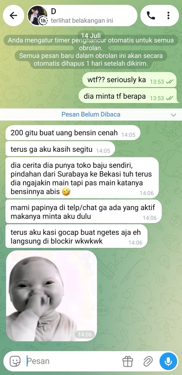 bf035562's tweet photo. Wkwk nih gua nemu bukti dari korban lain di tele, cewe' yang lo bohongin juga. Dan lu di viralin di bot https://t.co/BlLOCHYJWj