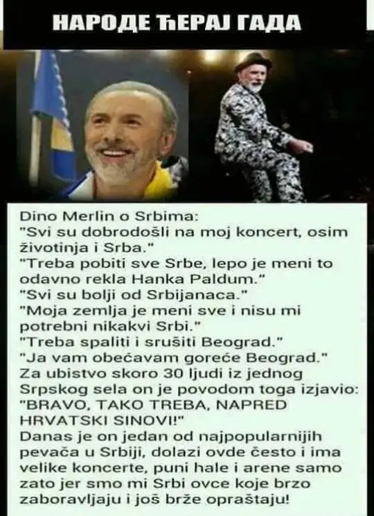 Verica1879794's tweet photo. Smeta vam Karleuša ali vam ne smeta ovaj mudzahedin!I treba da pljuje po vama,kraljevcani,kad ste tako nisko pali! https://t.co/vOfArxLeZw
