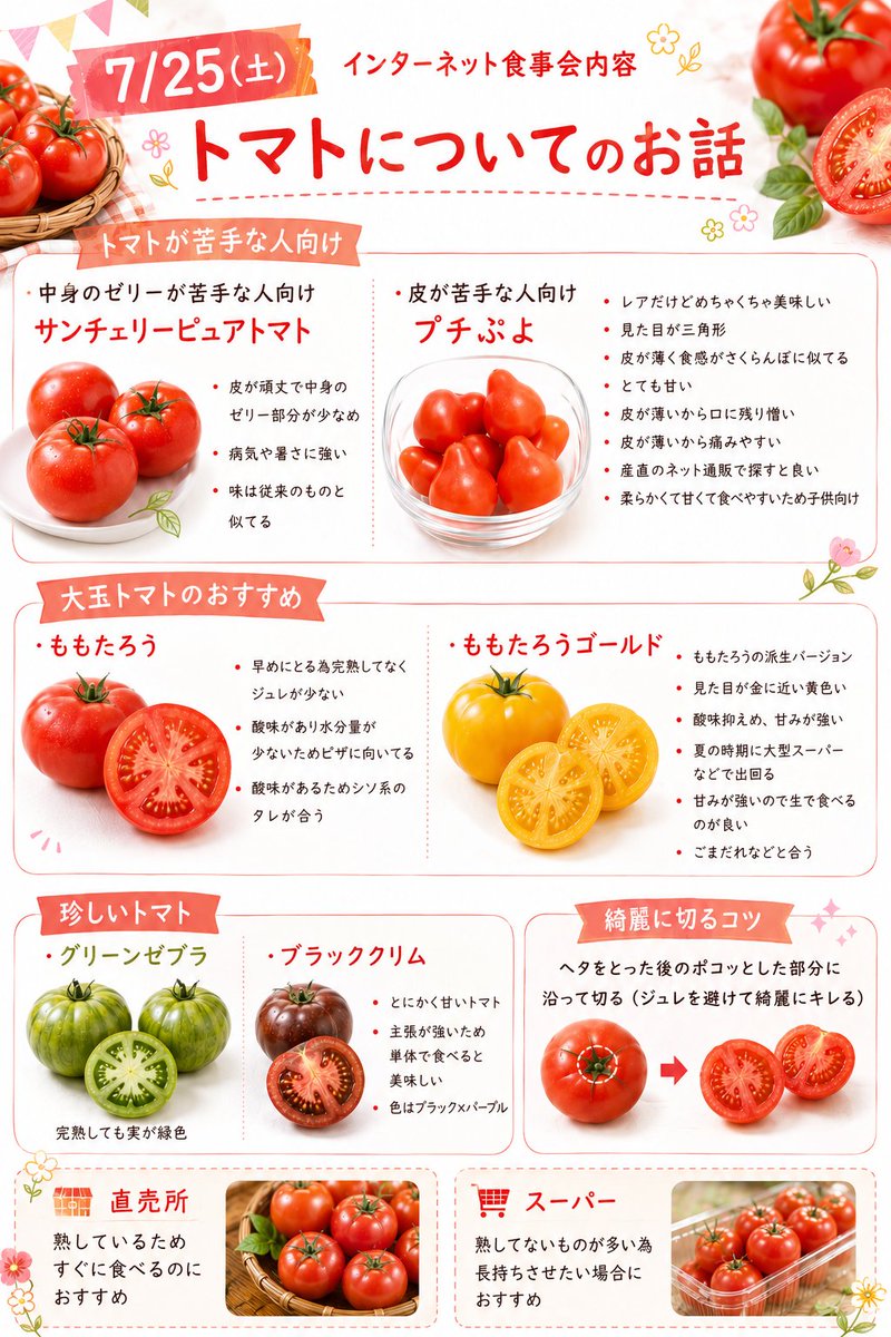 vrc_eating's tweet photo. ꕤ︎︎┄┄┄┄┄┄┄┄┄┄ꕤ︎︎

7/25(土)
夏にピッタリの麺料理🍜

『🍅トマトとメロンのお話🍈』

📸╎たののんさん

ꕤ︎︎┄┄┄┄┄┄┄┄┄┄ꕤ︎︎ https://t.co/il7d8uR4zs