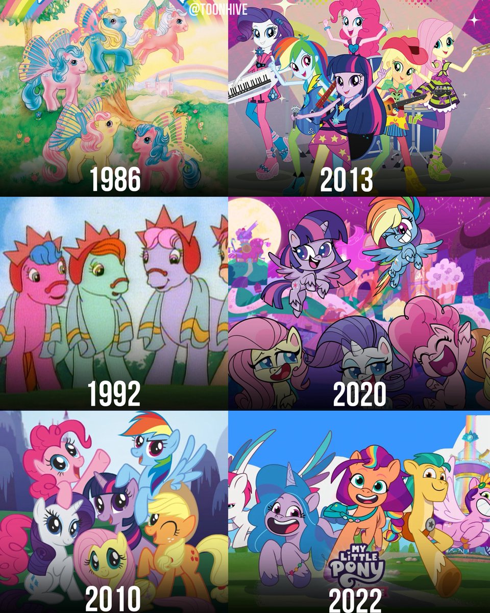 ToonHive's tweet photo. Which generation of 'My Little Pony' is your favorite? https://t.co/xbtA6QAW0q