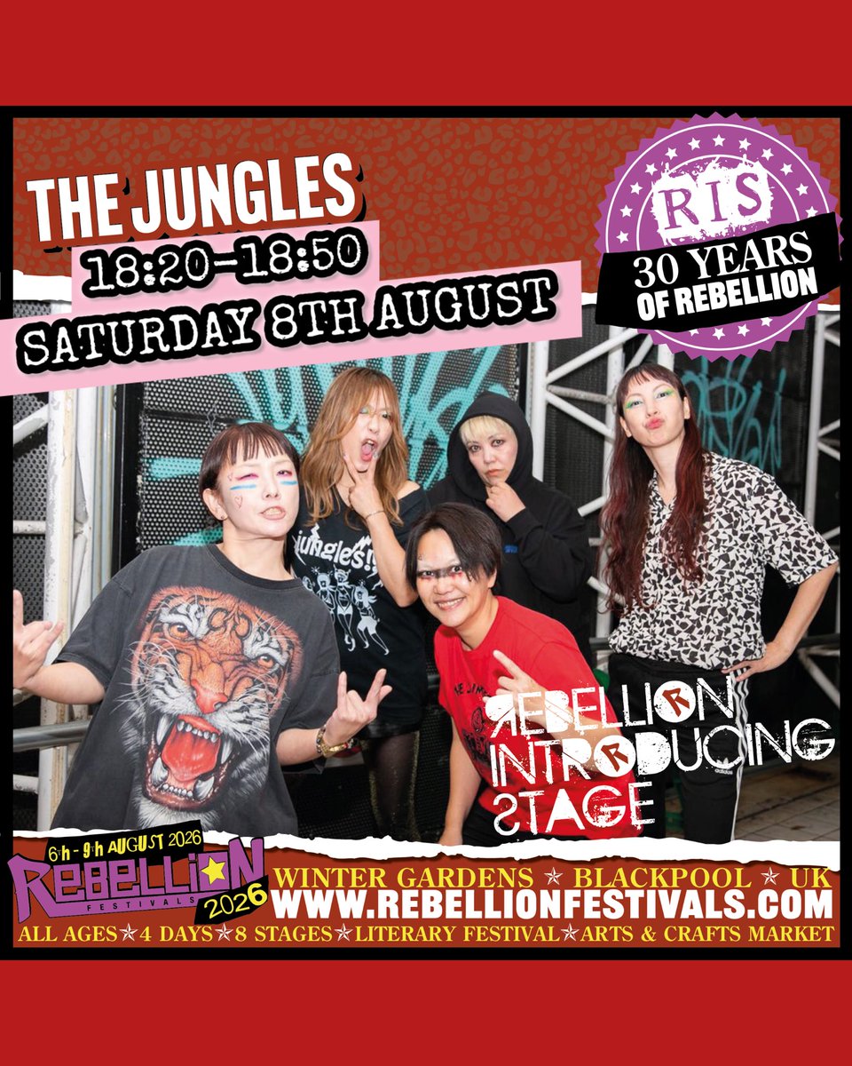 jungles_japan's tweet photo. 【THE JUNGLES!!! UK🇬🇧TOUR August 2026】

Please help spread the word!
Our first-ever UK tour starts in two weeks!
Please come to see us!
We can’t wait to see you all in the UK.

Thank you so much for your support! https://t.co/ik3NQUJLLP